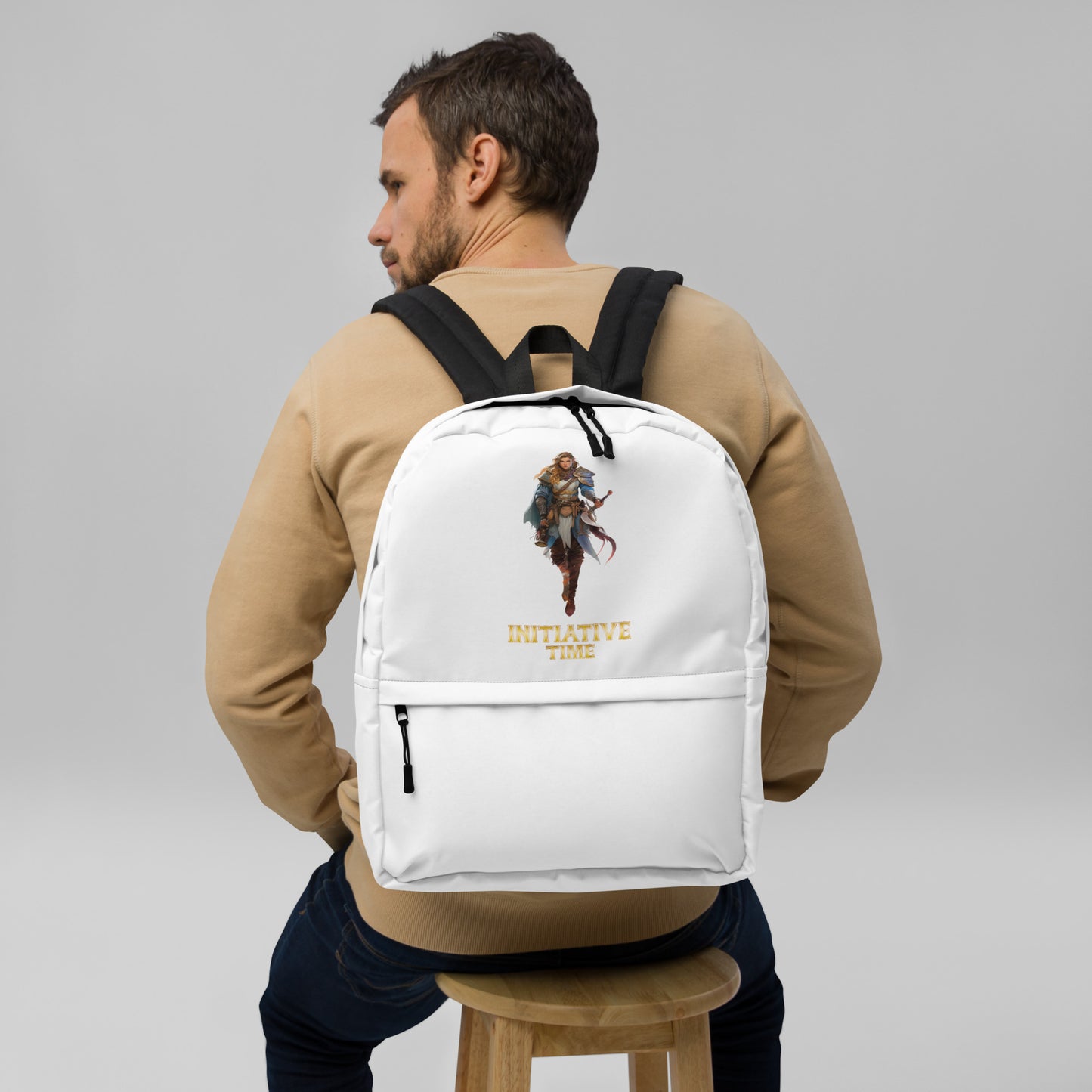 Initiative Time Elf Rogue Backpack - DnD RPG Merchandise - Backspindle Games