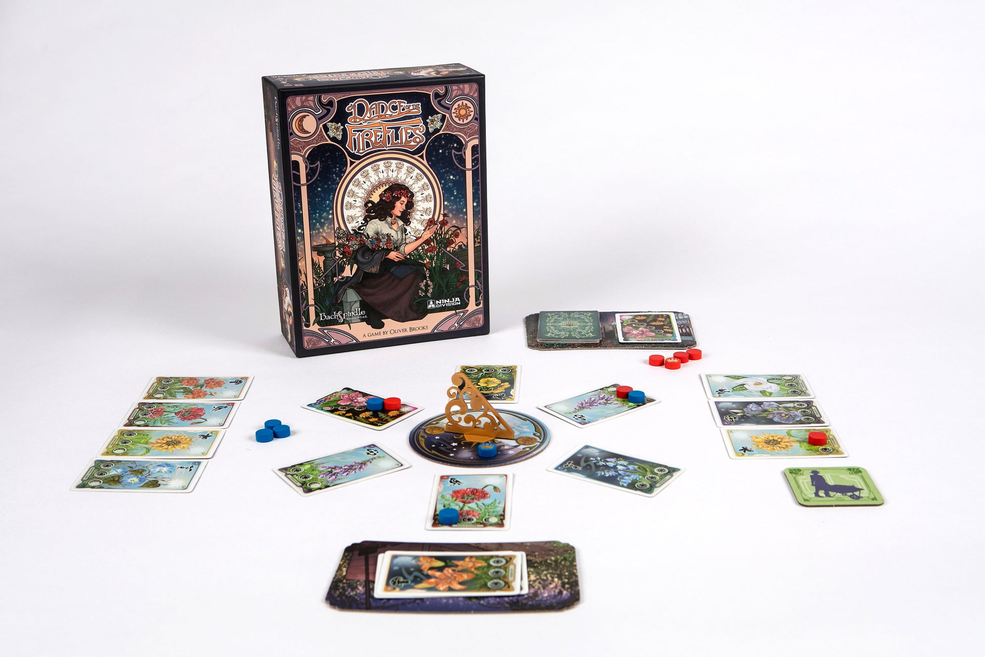 Dance of the Fireflies board game box cover | Backspindle Games