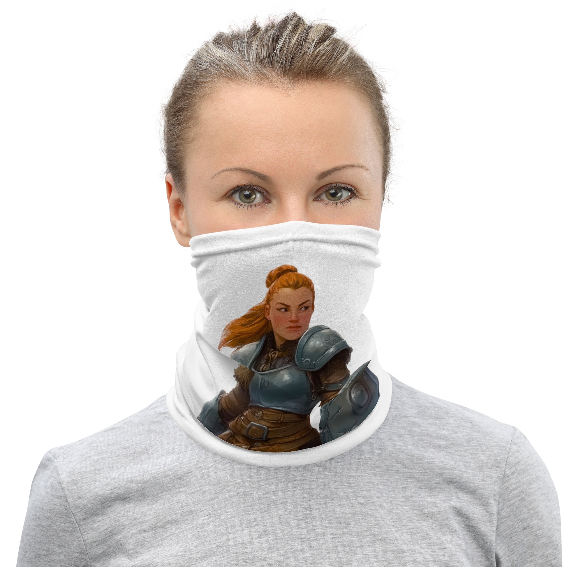 Initiative Time Dwarf Cleric Neck Gaiter - DnD RPG Merchandise - Backspindle Games