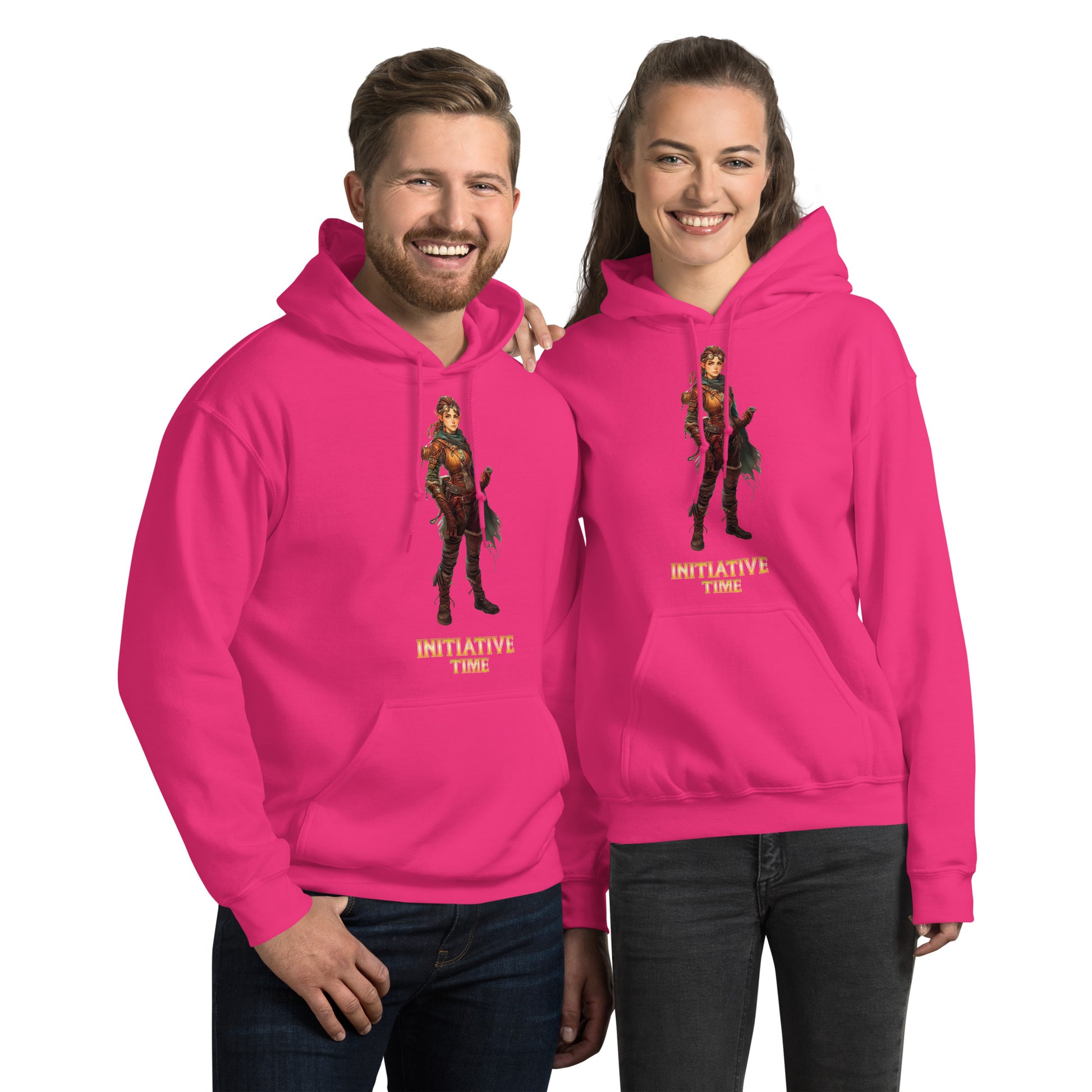 Initiative Time Gnome Artificer Hoodie - DnD RPG Merchandise - Backspindle Games