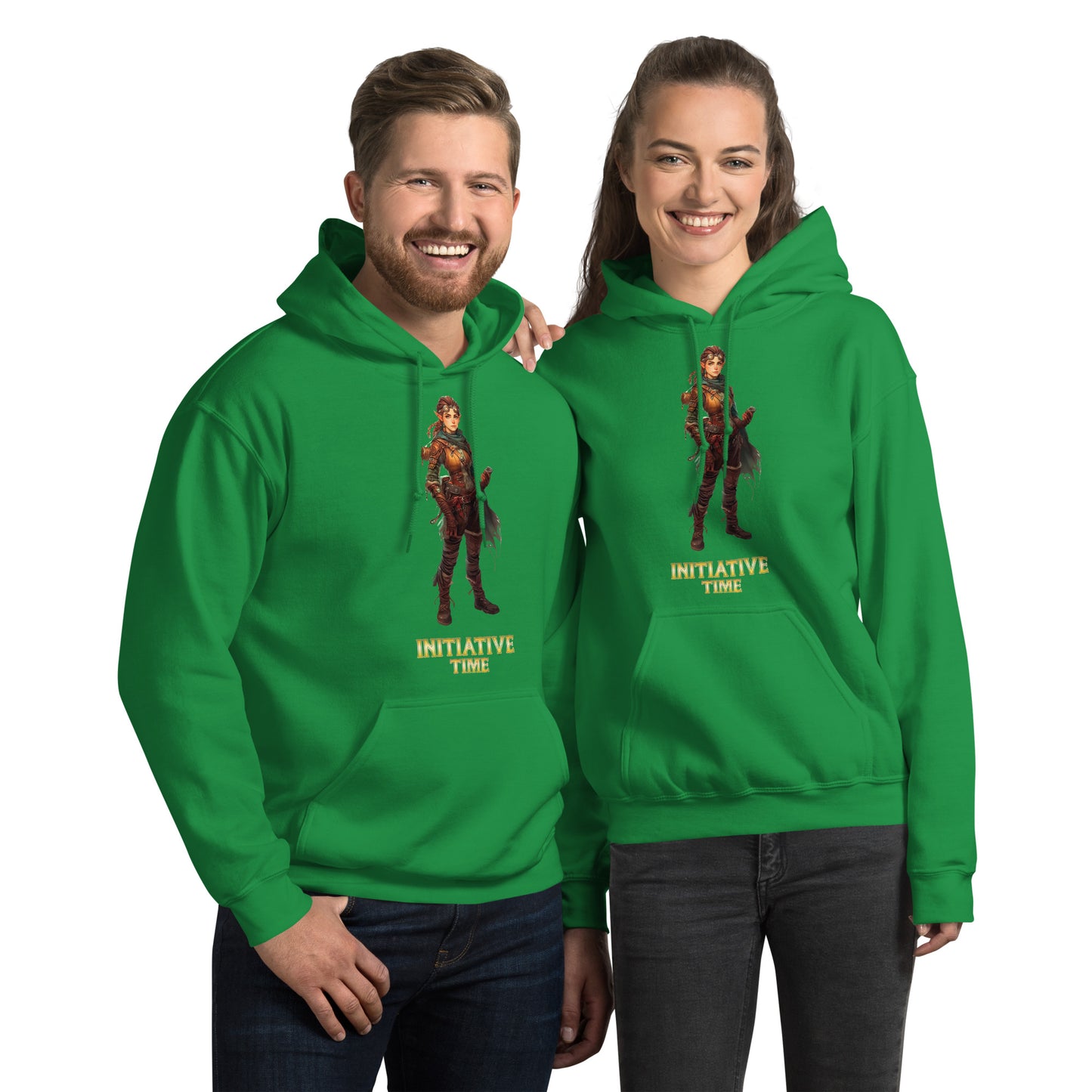 Initiative Time Gnome Artificer Hoodie - DnD RPG Merchandise - Backspindle Games