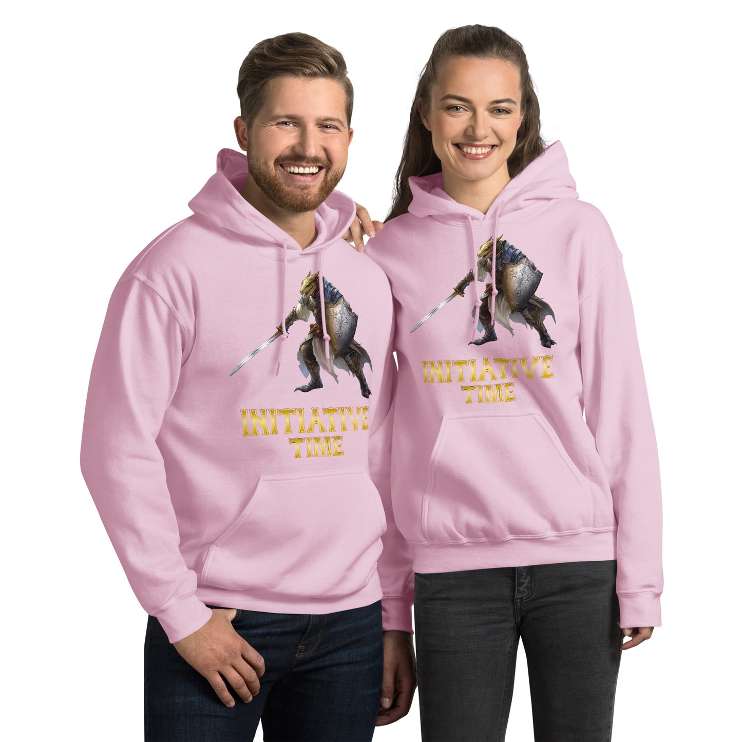 Initiative Time Dragonborn Paladin Hoodie - DnD RPG Merchandise - Backspindle Games