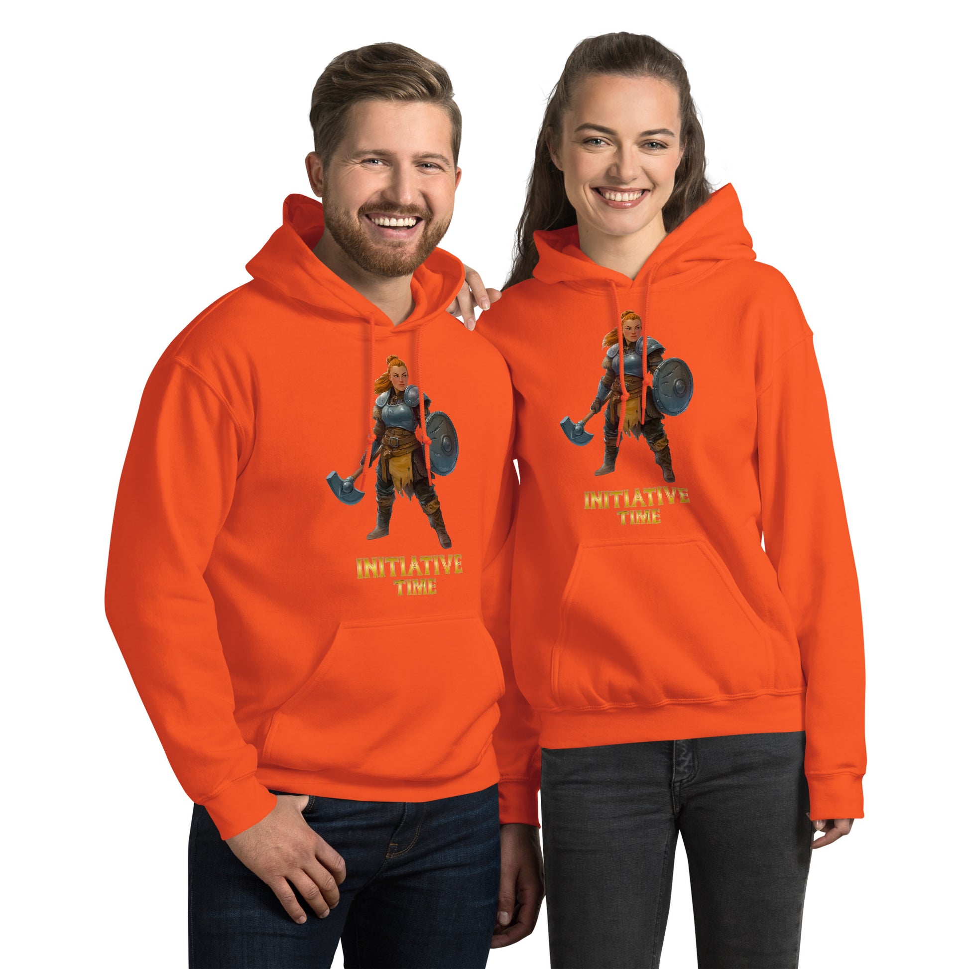 Initiative Time Dwarf Cleric Hoodie - DnD RPG Merchandise - Backspindle Games