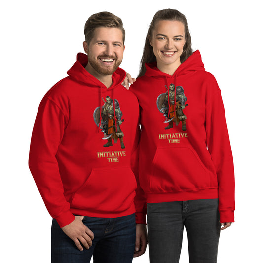Initiative Time Orc Barbarian Hoodie - DnD RPG Merchandise - Backspindle Games