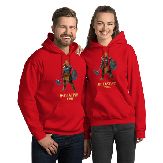 Initiative Time Dwarf Cleric Hoodie - DnD RPG Merchandise - Backspindle Games