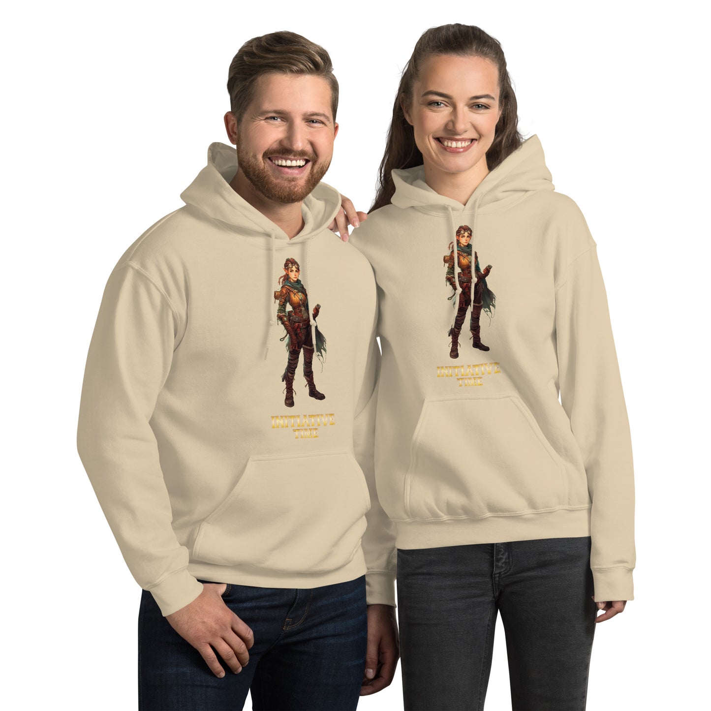 Initiative Time Gnome Artificer Hoodie - DnD RPG Merchandise - Backspindle Games