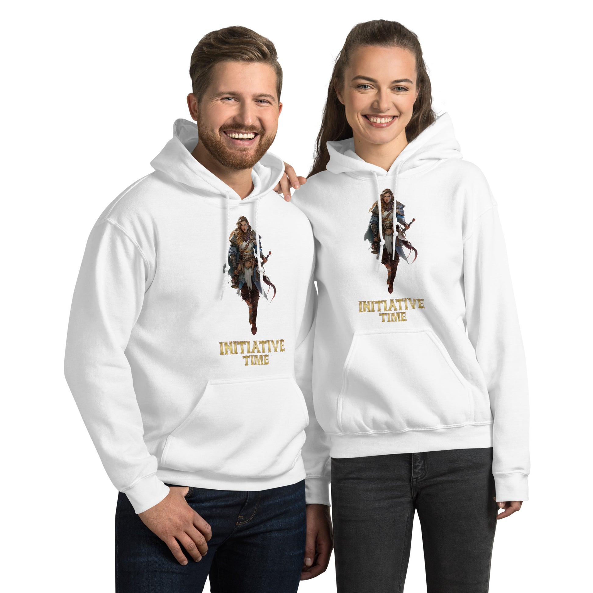 Initiative Time Elf Rogue Hoodie - DnD RPG Merchandise - Backspindle Games